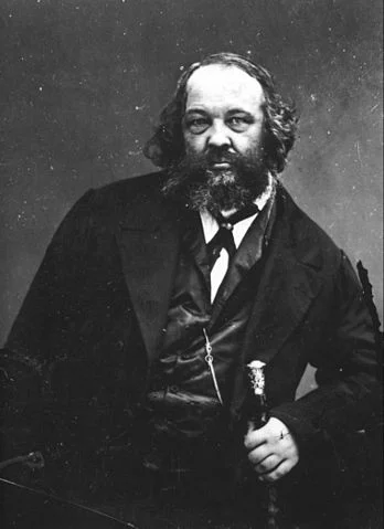 Sozialismus und Anarchismus: Foto des russischen Anarchisten und Revolutionär Bakunin