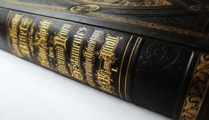 Die Heilige Schrift aus der Vulgata: Der Buchrücken der Heiligen Schrift von Allioli