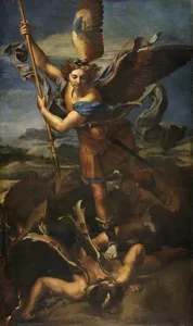 Es stritt der Teufel mit dem Engel: St. Michael besiegt Satan
