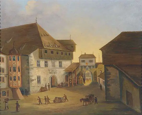 Allgemeines Konzil von Konstanz: Historische Ansicht des Konzilgebäudes